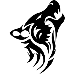 Tattoo wolf PNG image-5461